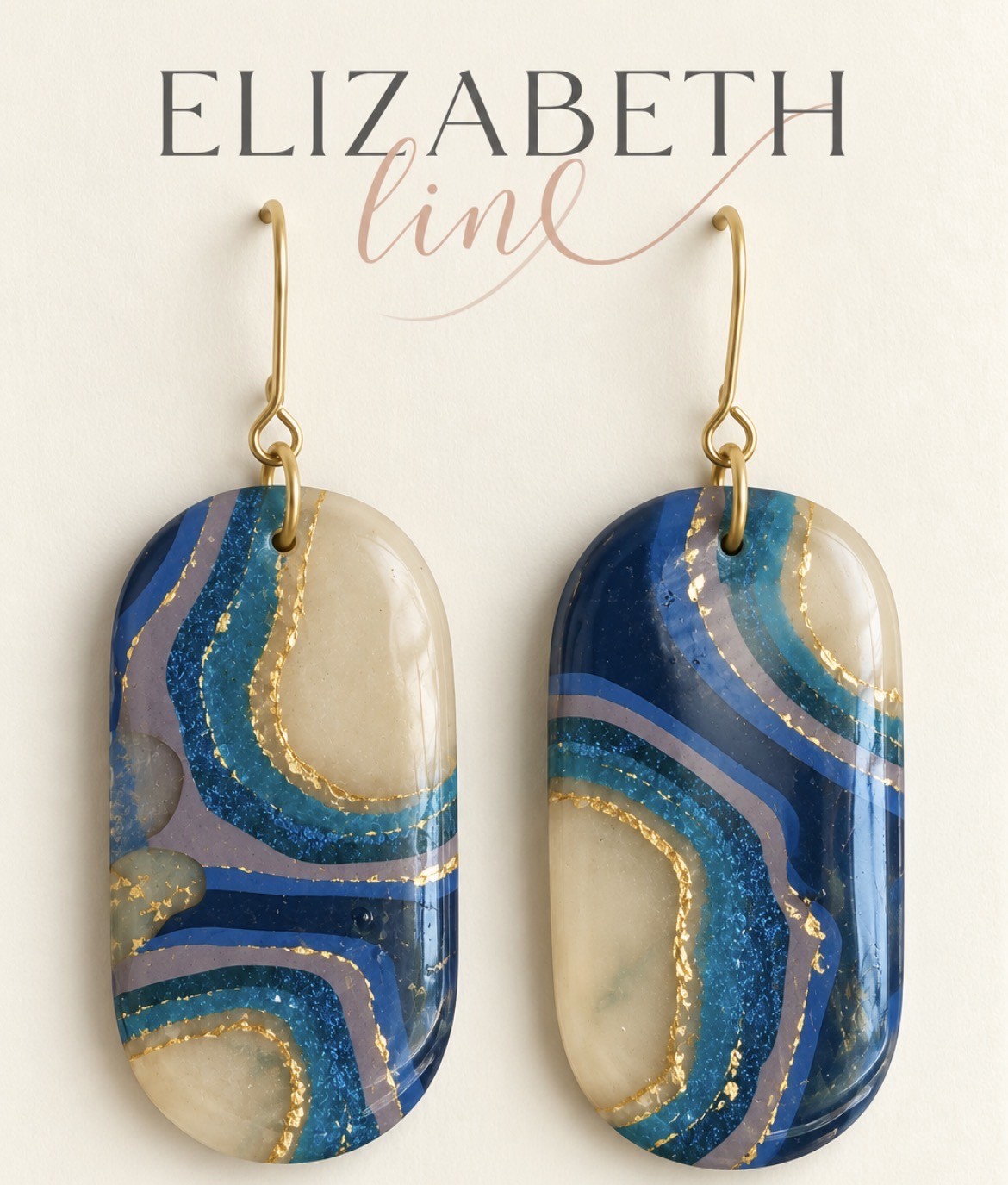 Blue Agate Layer Drop