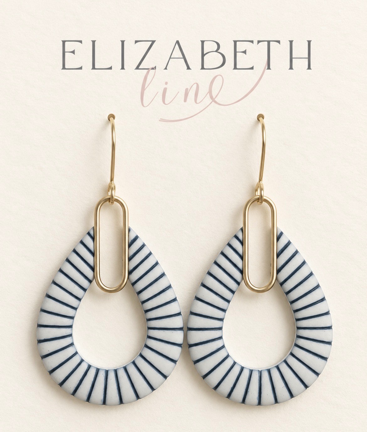 Ink Stripe Teardrop