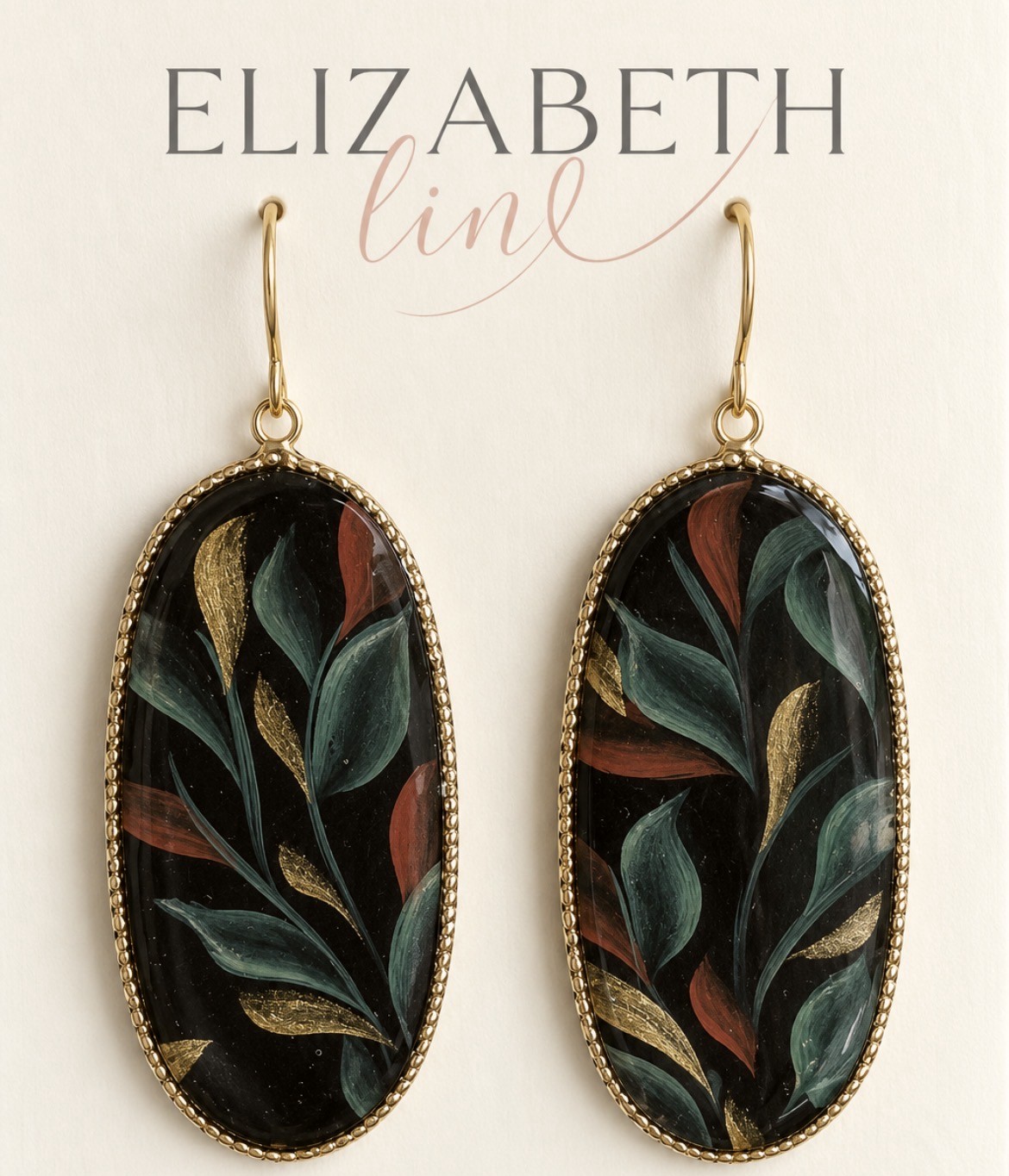 Midnight Botanical Oval