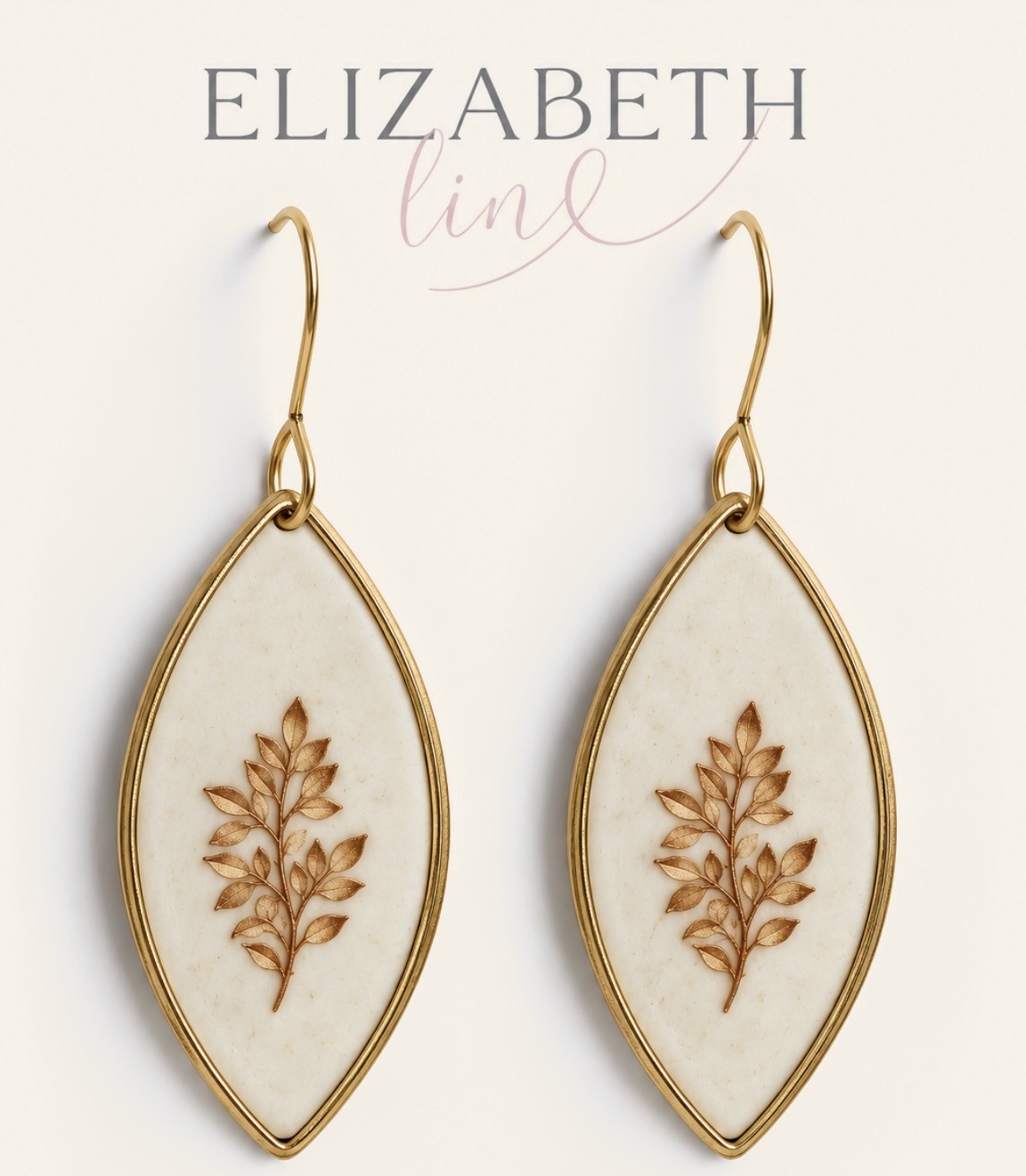 Copper Leaf Marquise