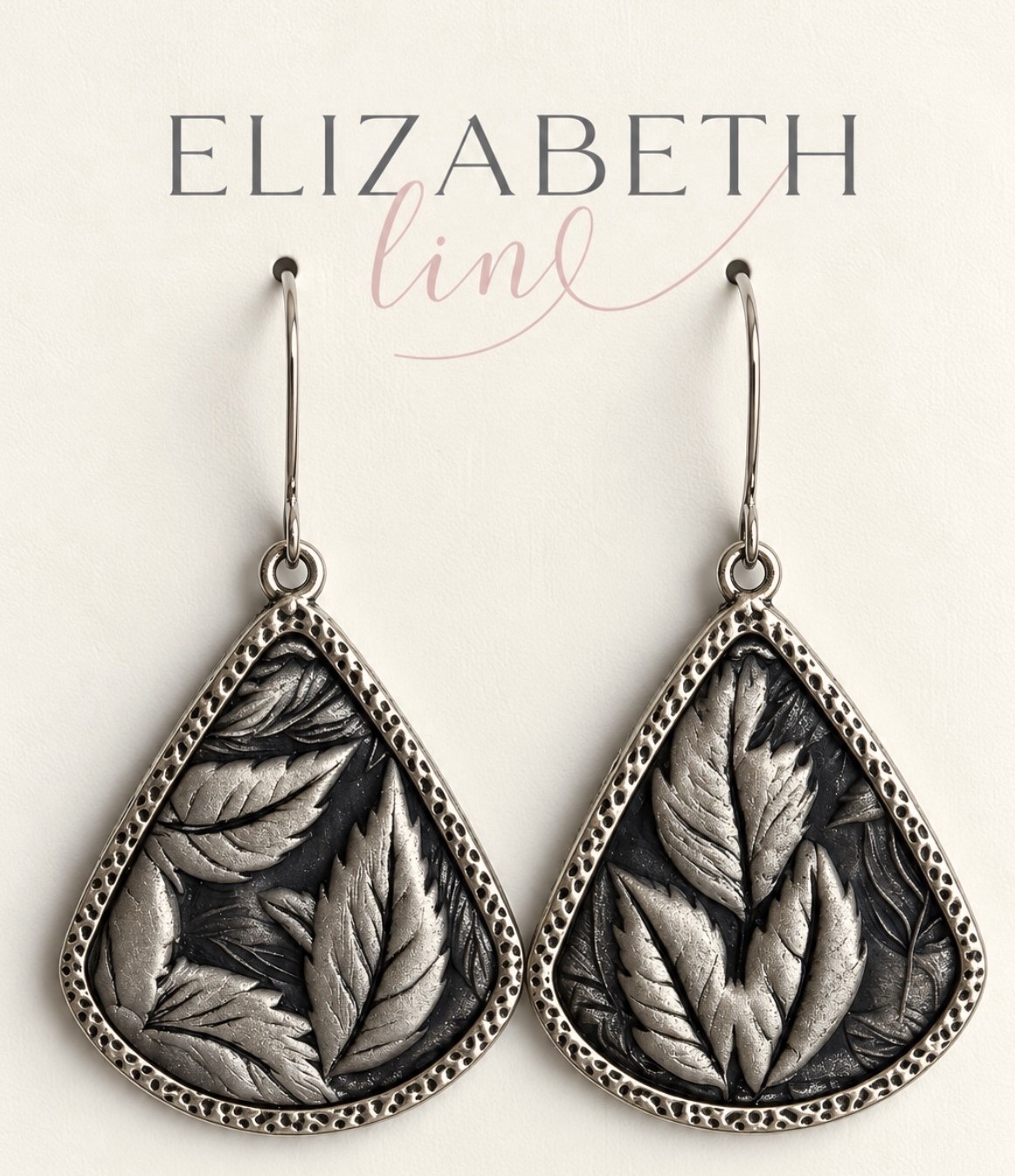 Silver Woodland Teardrop