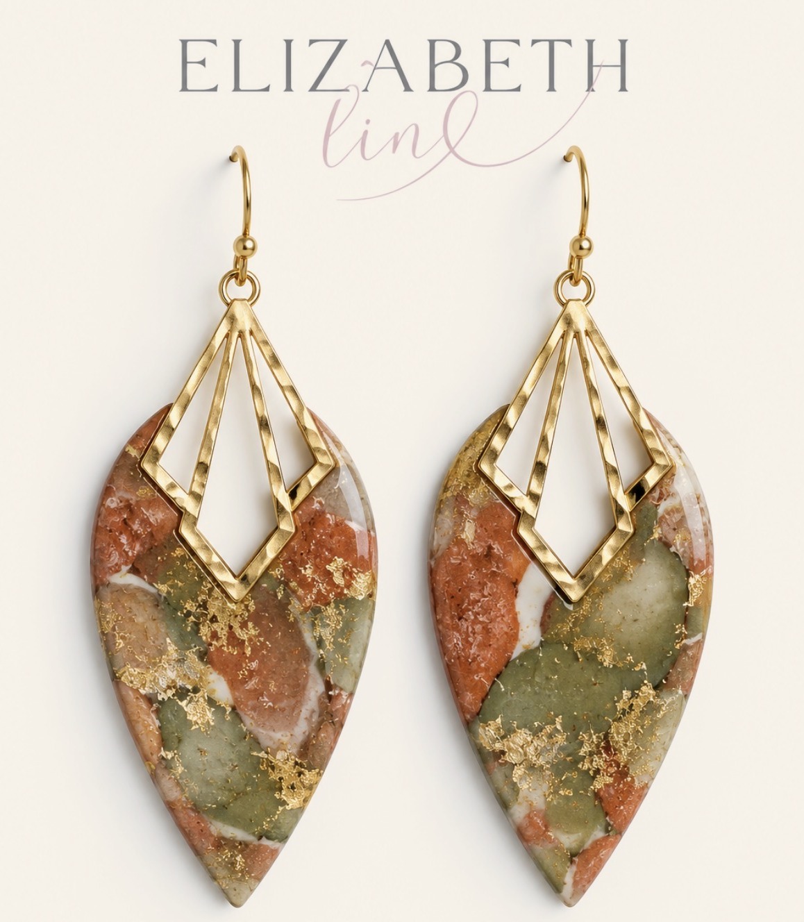 Rust Olive Marquise